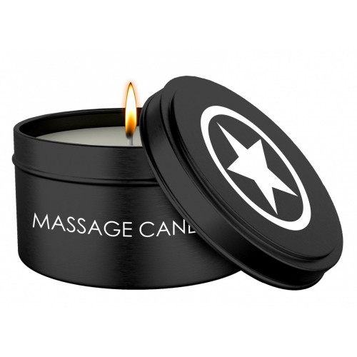 Набор из 3 массажных свечей Massage Candle Set (черный)