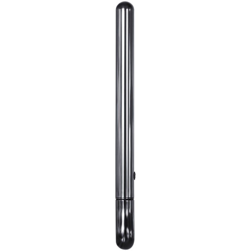 Металлический вибростимулятор Pen Pal - 11,25 см. (серый)