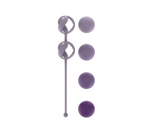 Набор из 4 фиолетовых вагинальных шариков Valkyrie (фиолетовый)