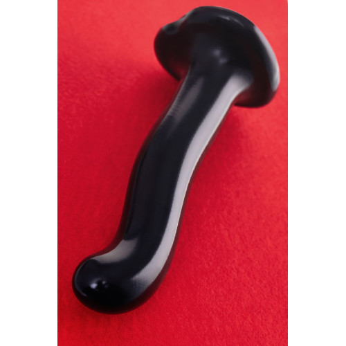 Черный стимулятор для пар P&G-Spot Dildo Size M - 18 см. (черный)