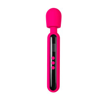 Ярко-розовый wand-вибратор Mashr - 23,5 см. (ярко-розовый)