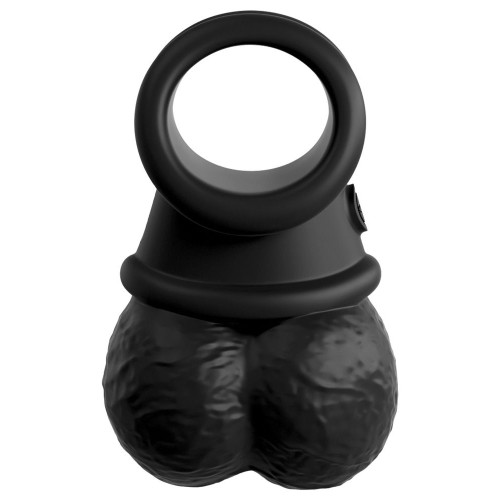 Кольцо-утяжелитель Swinging Silicone Balls (черный)