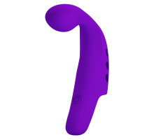 Фиолетовая вибронасадка на палец Gorgon (фиолетовый)