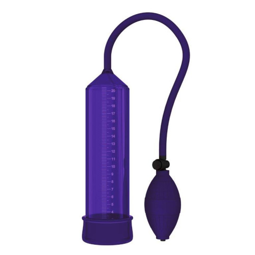 Фиолетовая вакуумная помпа - 25 см. (фиолетовый)
