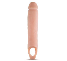 Телесная насадка на пенис 11.5 Inch Cock Sheath Penis Extender - 29,2 см. (телесный)
