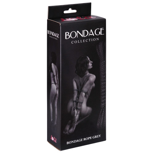 Серая веревка Bondage Collection Grey - 9 м. (серый)