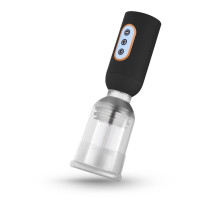 Мастурбатор-помпа с вибрацией CRUIZR Luxury Vibrating Penis Pump (черный)