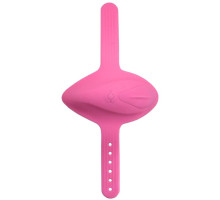 Розовый вибратор в трусики с управлением через приложение (розовый)