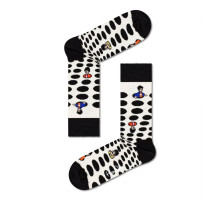 Бело-черные носки унисекс Beatles Sock (белый с черным|29)
