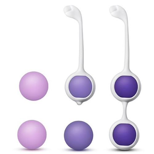 Комплект вагинальных шариков Kegel Training Kit (фиолетовый)