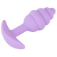 Фиолетовая анальная втулка Mini Butt Plug - 7,5 см. (фиолетовый)
