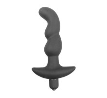 Чёрный анальный вибратор Sexual Health and Pleasure - 11,8 см. (черный)