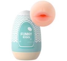 Мастурбатор-ротик Funny Egg (телесный)