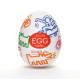 Мастурбатор-яйцо Keith Haring EGG STREET (разноцветный)