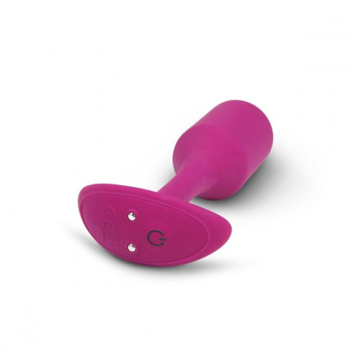 Розовая пробка для ношения с вибрацией Snug Plug 2 - 11,4 см. (розовый)