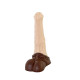 Коричнево-бежевый малый фаллос жеребца  Коди  - 20 см. (коричневый)