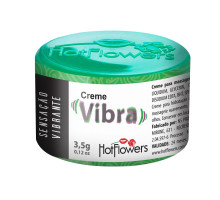 Возбуждающий крем Vibra с эффектом вибрации - 3,5 гр.