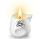 Массажная свеча с ароматом клубники Bougie de Massage Gourmande Fraise - 80 мл. (белый)