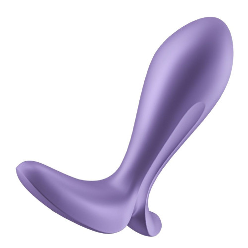 Фиолетовый анальный вибростимулятор Intensity Plug (фиолетовый)