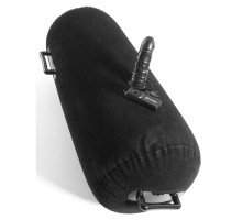 Надувная подушка с виброфаллосом Inflatable Luv Log (черный)