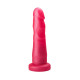 Розовый гелевый анальный фаллоимитатор - 14,5 см. (розовый)