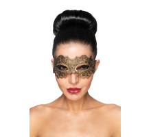 Золотистая карнавальная маска  Антарес (золотистый)
