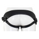 Пустотелый страпон Harness CLASSIC с бандажом - 19,5 см. (телесный с черным)