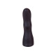 Чёрный плаг изогнутой формы - 10 см. (черный)