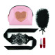 Эротический набор Kit d Amour с косметичкой (черный с розовым)