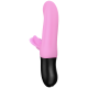 Нежно-розовый пульсатор с клиторальным лепестком Bi Stronic Fusion - 21,5 см. (нежно-розовый)