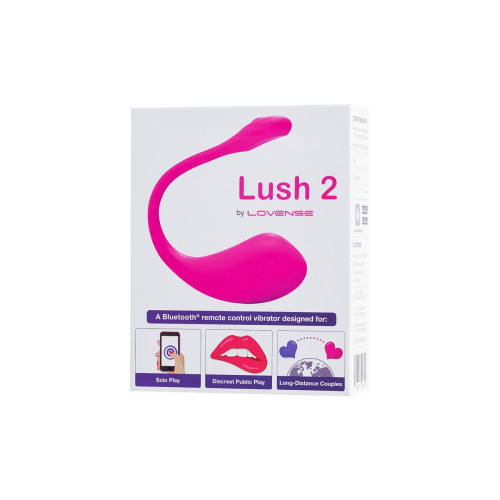 Ярко-розовое виброяйцо Lovense Lush 2 (ярко-розовый)