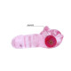 Розовое эрекционное виброкольцо с мишкой на вибропуле (розовый)
