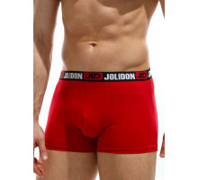 Мужские трусы-боксеры с широкой мягкой резинкой (красный|XL)