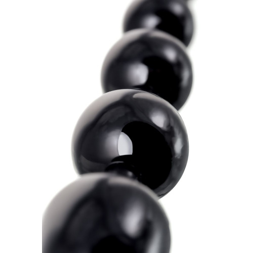 Черная анальная цепочка A-toys - 28,3 см. (черный)