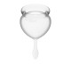 Набор прозрачных менструальных чаш Feel good Menstrual Cup (прозрачный)