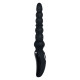 Черная анальная виброелочка Magic Stick - 22,6 см. (черный)
