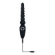 Черная анальная виброелочка Magic Stick - 22,6 см. (черный)