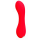 Красный мини-вибратор Skadi - 11,7 см. (красный)