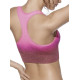 Спортивный бюстгальтер-топ Diana без застежки (ярко-розовый|XL)