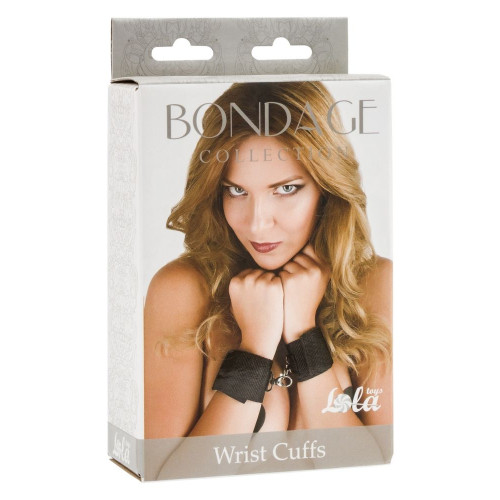 Наручники Bondage Collection Wrist Cuffs Plus Size (черный)