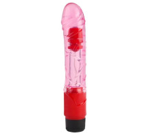Розовый вибратор-реалистик 9 Inch Realistic Vibe - 22,3 см. (розовый)
