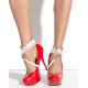 Украшение на ноги под обувь Queen of hearts Arabesque (красный)