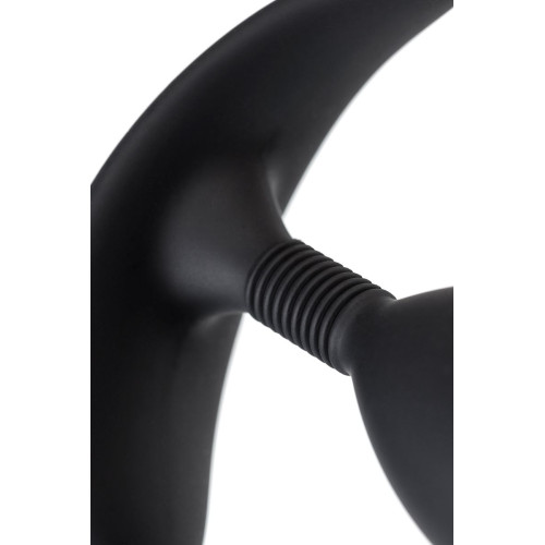 Черная анальная втулка Tord M - 10,5 см. (черный)