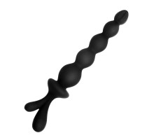 Черная анальная цепочка в форме ёлочки (черный)