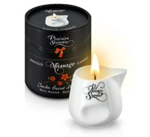 Массажная свеча с ароматом красного дерева Jardin Secret D orient Bois Roug - 80 мл. (белый)