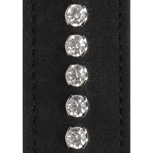 Черные поножи Diamond Studded Ankle Cuffs (черный)