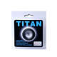 Эреционное кольцо с ребрышками Titan (черный)