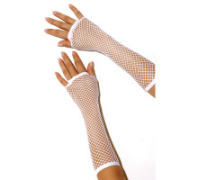 Длинные перчатки в сетку (фиолетовый|S-M-L)