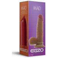Телесный фаллоимитатор с присоской Mad Lipstick - 16,5 см. (телесный)