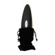 Вакуумно-волновой стимулятор Satisfyer Luxury Haute Couture с вибрацией (черный с белым)